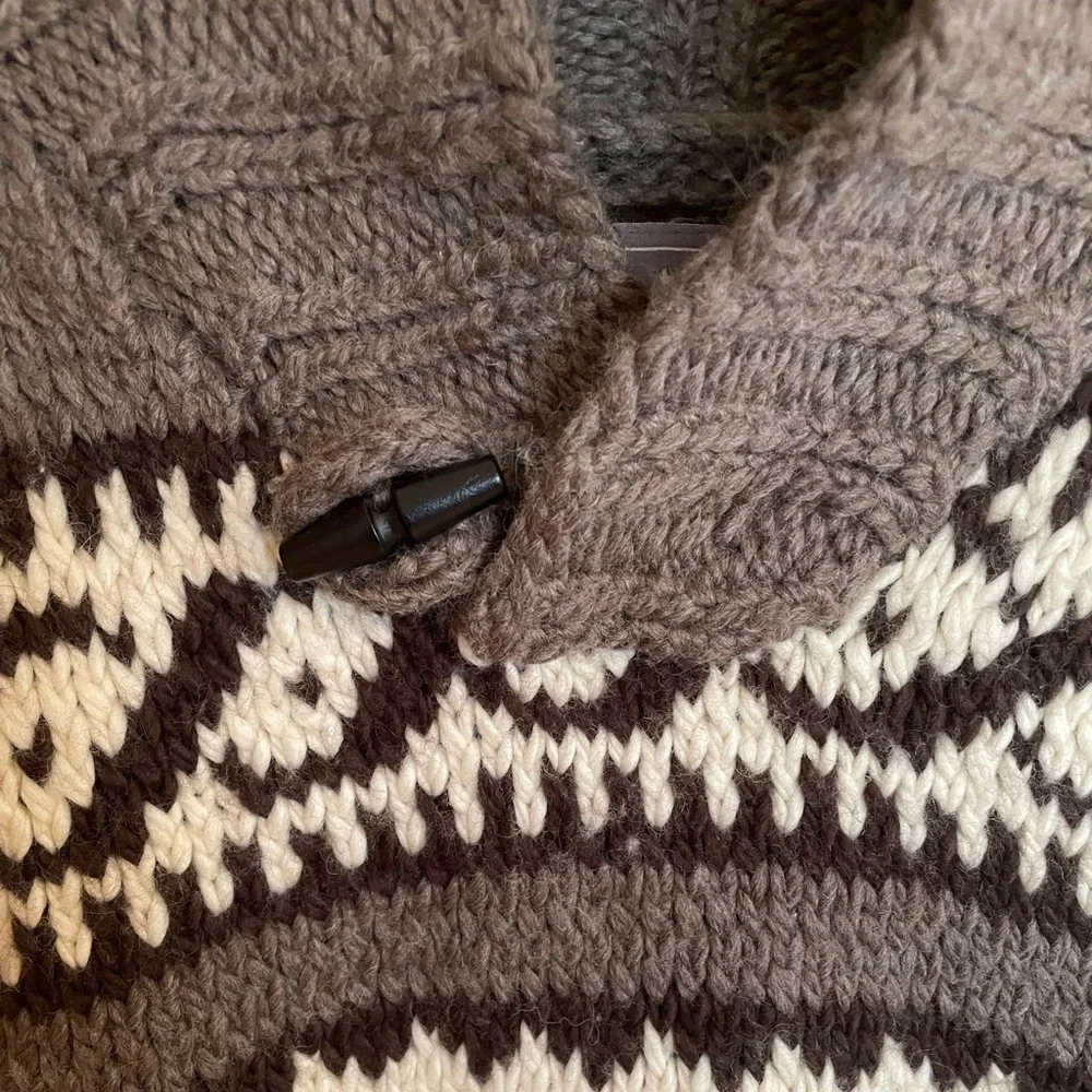 Y2K American Eagle Heavy Knit Wool Blend Pullover Sweater Size L EUC